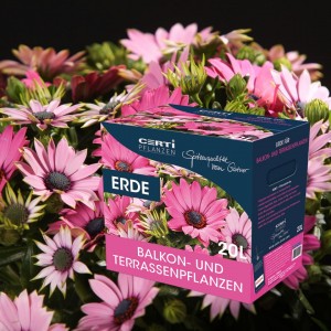 Erde Balkon und Terrassen Pflanzen 20 L - Erde Beet en Balkon - Care - 00024 - Certi