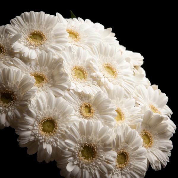 Gerbera Mini Bianchi – weiss – Snij Gerbera Germini  – Blumen – 01965 – Certi