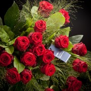Rosen Blumenstrauss Verona - rote - Snij Gereed produkt gemengd boeket - Blumen - 02309 - Certi