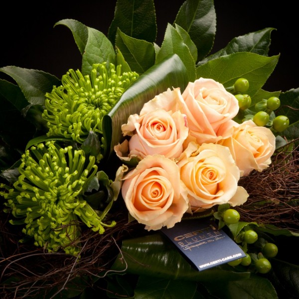 Rosen Blumenstrauss Wien – rosa – Snij Gereed produkt gemengd boeket – Blumen – 02265 – Certi