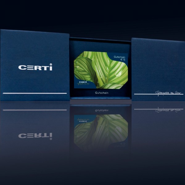  15 CERTI Geschenkgutschein – Gutschein – 01901 – Certi