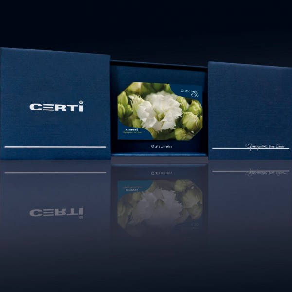  20 CERTI Geschenkgutschein – Gutschein – 01903 – Certi 20 CERTI Geschenkgutschein – Gutschein – 01903 – Certi